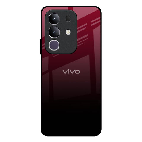 Wine Red Glossy Case For Vivo T4x 5G