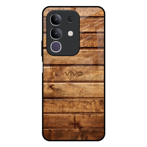 Wooden Planks Glossy Case for Vivo T4x 5G