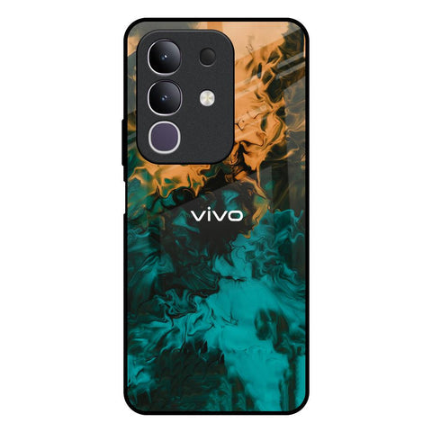 Watercolor Wave Glossy Case for Vivo T4x 5G