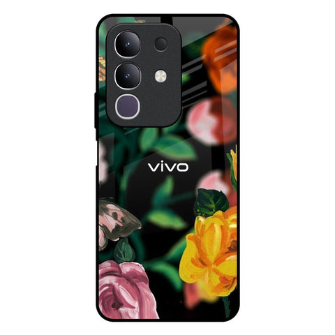 Flowers & Butterfly Glossy Case for Vivo T4x 5G