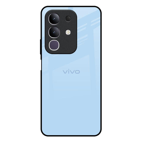 Pastel Sky Blue Glossy Case for Vivo T4x 5G