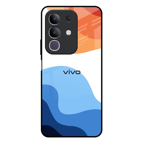 Wavy Color Pattern Glossy Case for Vivo T4x 5G