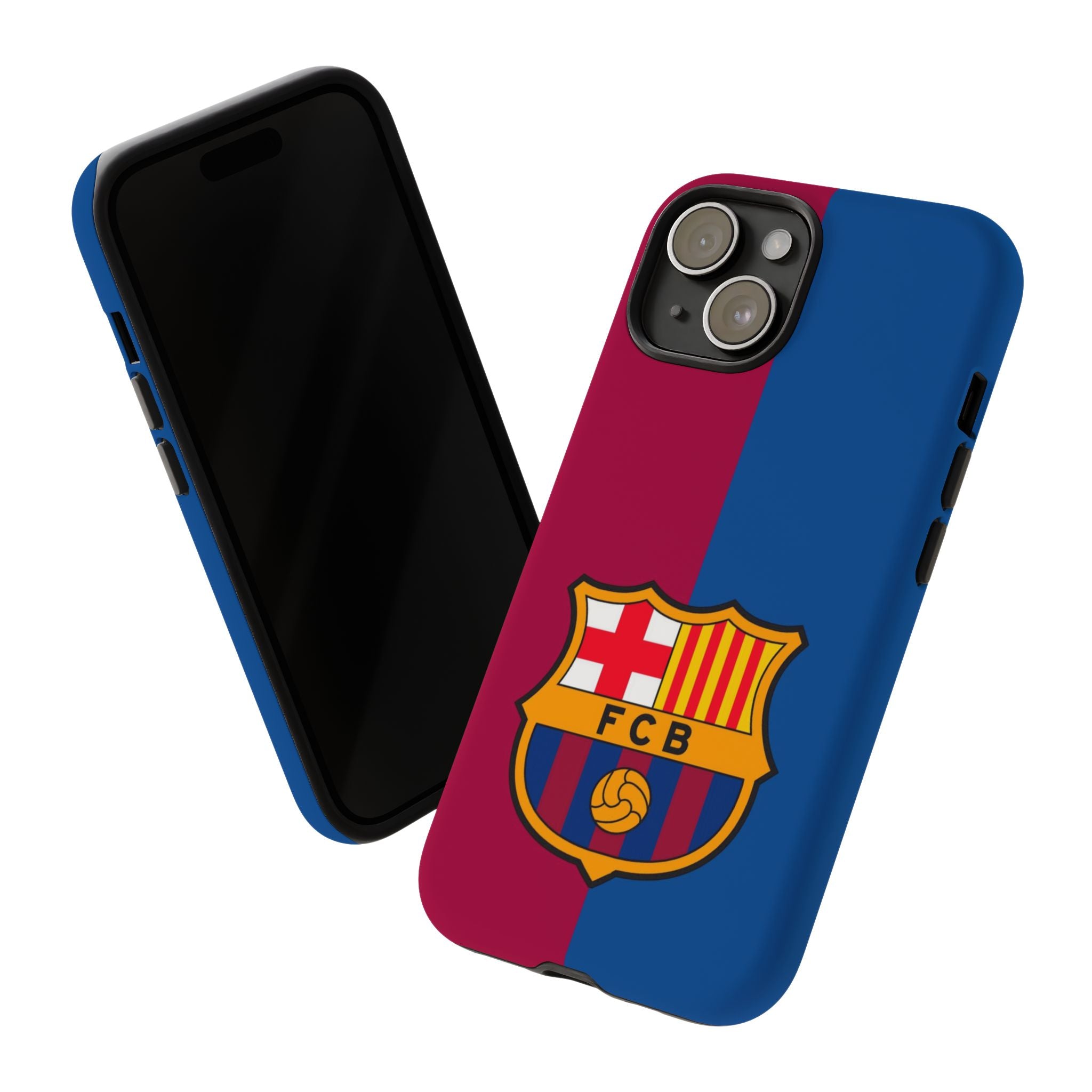 Dual Tone Crest Premium Tough Shining Phone Case (Double Layer) Available For All iPhone Models