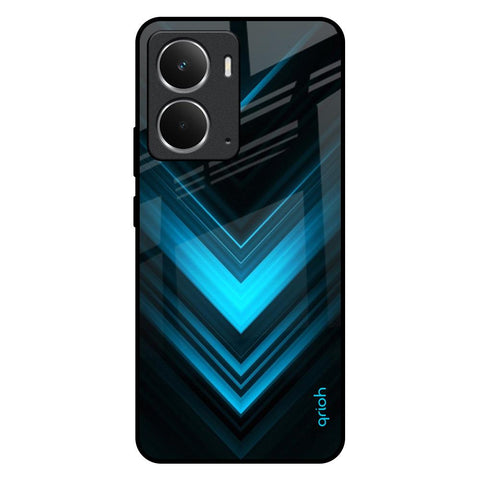 Vertical Blue Arrow Glossy Case For Realme P3 5G