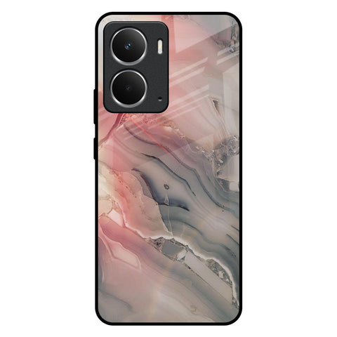 Pink And Grey Marble Glossy Case For Realme P3 5G