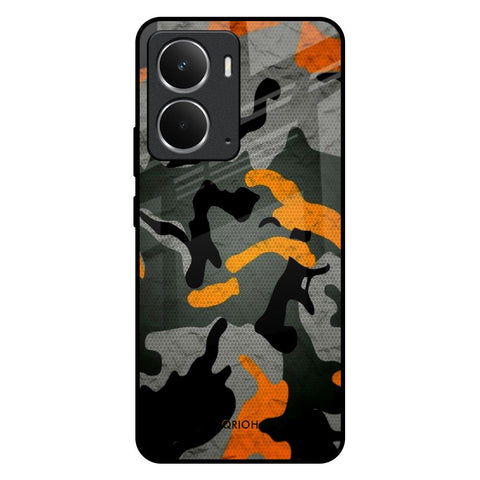Camouflage Orange Glossy Case For Realme P3 5G