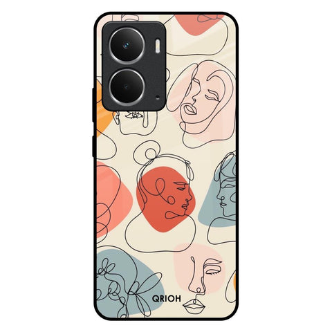Abstract Faces Glossy Case for Realme P3 5G