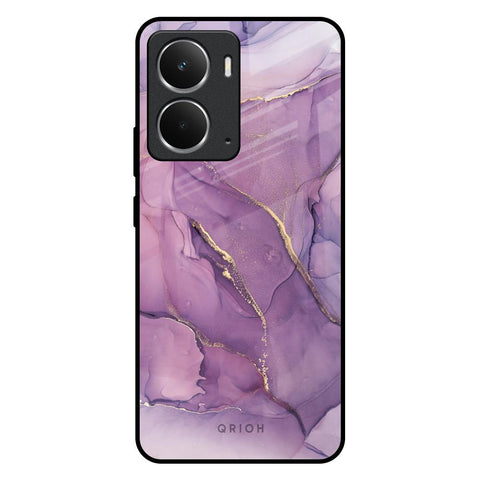 Purple Gold Marble Glossy Case for Realme P3 5G