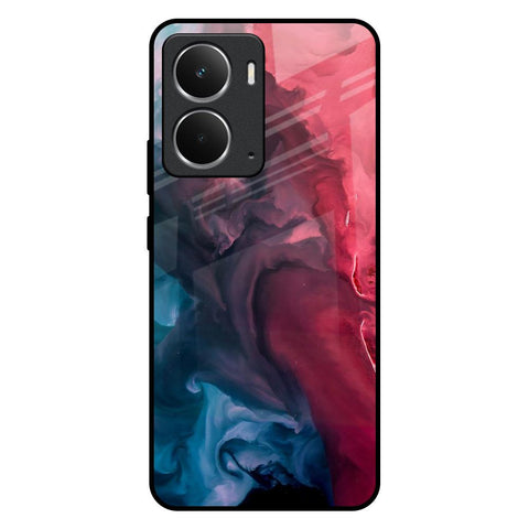 Blue & Red Smoke Glossy Case for Realme P3 5G