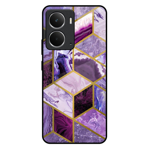 Purple Rhombus Marble Glossy Case for Realme P3 5G