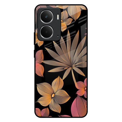 Lines Pattern Flowers Glossy Case for Realme P3 5G