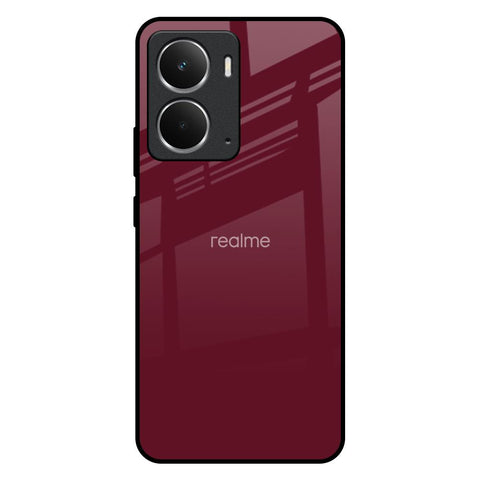 Classic Burgundy Glossy Case for Realme P3 5G