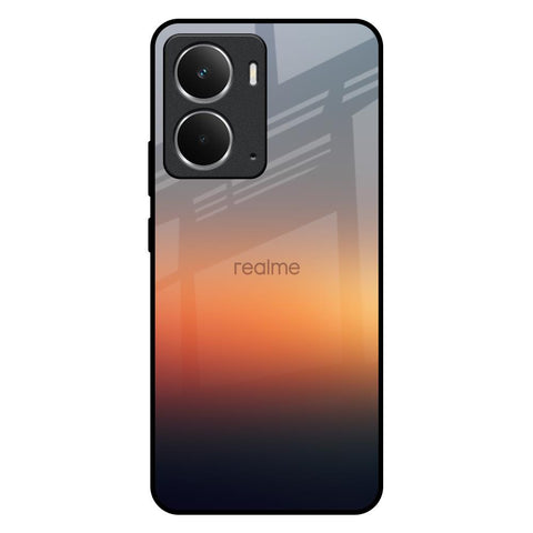 Aesthetic Orange Glossy Case for Realme P3 5G