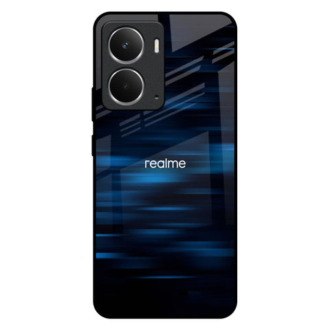 Blue Rough Abstract Glossy Case for Realme P3 5G