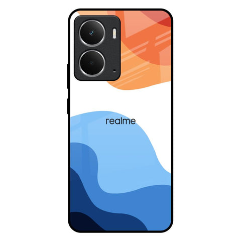 Wavy Color Pattern Glossy Case for Realme P3 5G