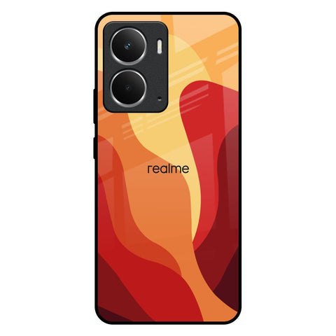 Magma Color Pattern Glossy Case for Realme P3 5G