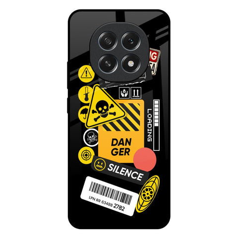 Danger Signs Glossy Case for Oppo F29 5G
