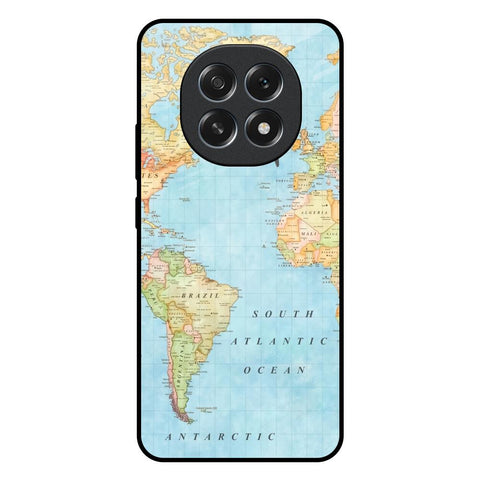 Travel Map Glossy Case for Oppo F29 5G