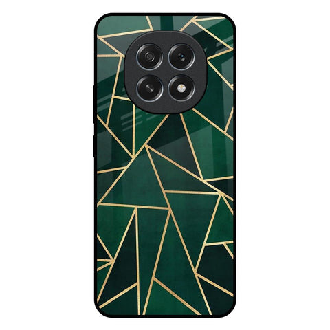 Abstract Green Glossy Case For Oppo F29 5G