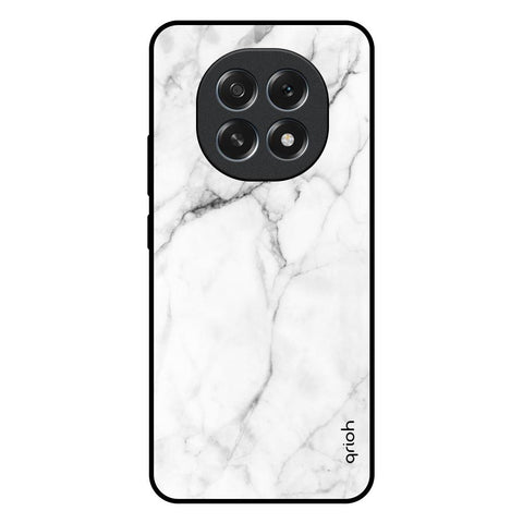 Modern White Marble Glossy Case for Oppo F29 5G