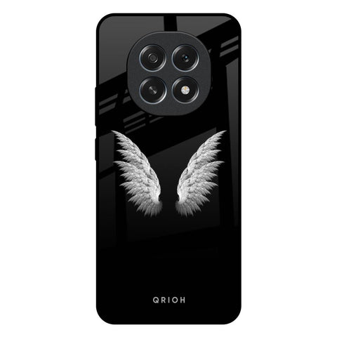White Angel Wings Glossy Case for Oppo F29 5G