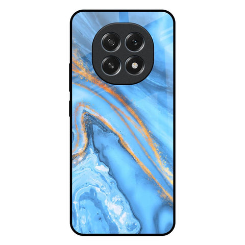 Vibrant Blue Marble Glossy Case for Oppo F29 5G