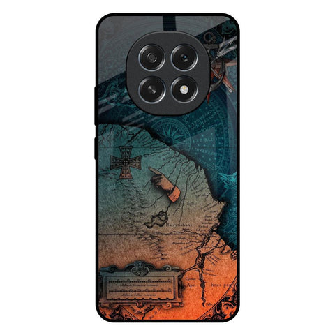 Geographical Map Glossy Case for Oppo F29 5G