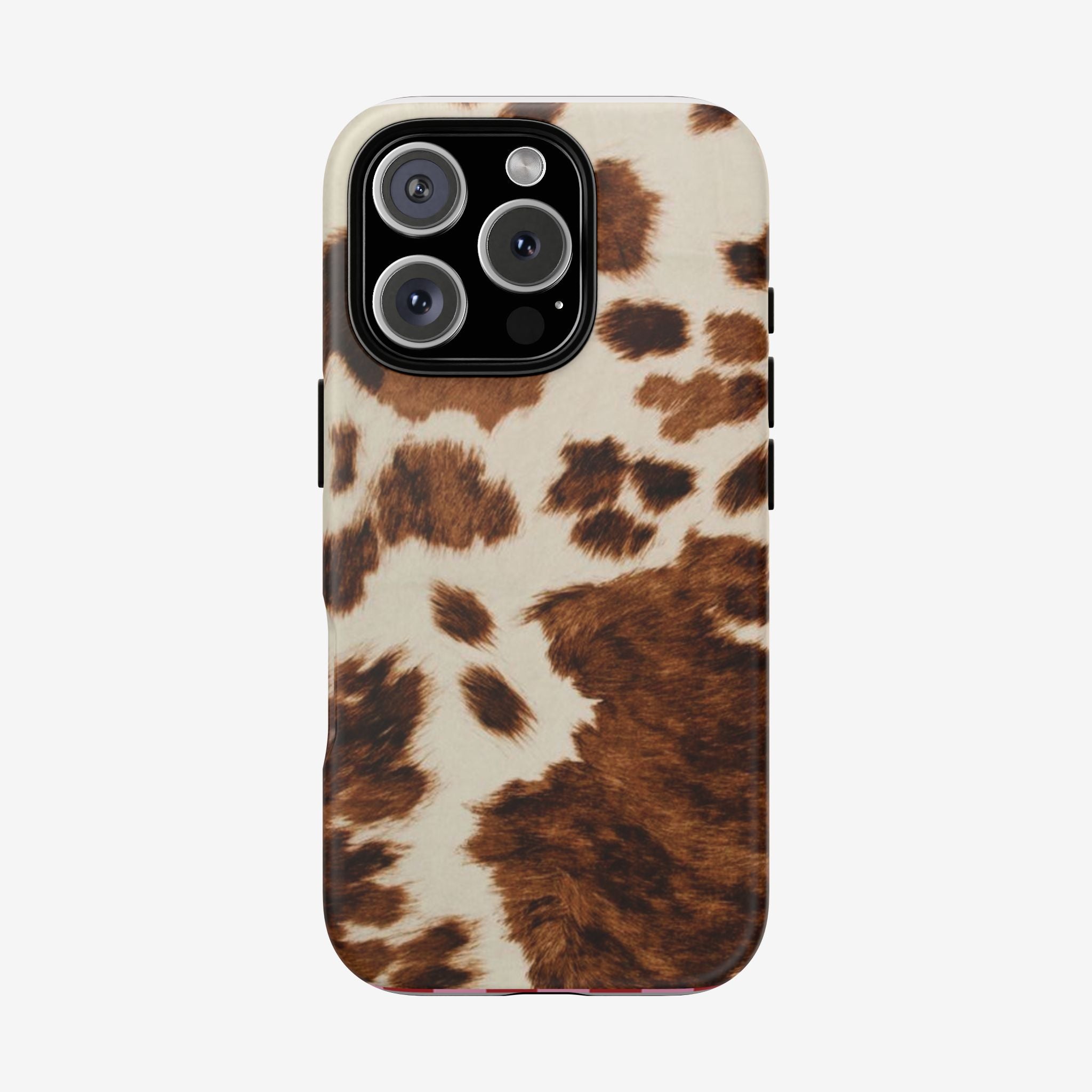 Cow Print Tough Case  Available For All iPhone Models