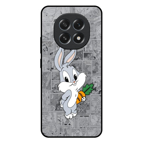Cute Baby Bunny Glossy Case for Oppo F29 Pro 5G