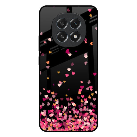 Heart Rain Fall Glossy Case For Oppo F29 Pro 5G