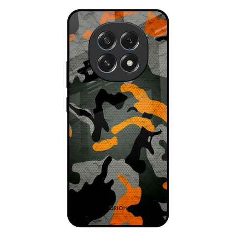 Camouflage Orange Glossy Case For Oppo F29 Pro 5G