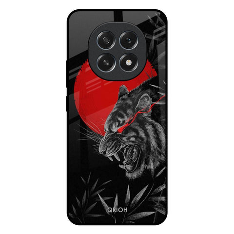 Red Moon Tiger Glossy Case for Oppo F29 Pro 5G