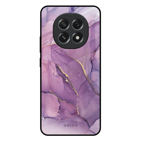 Purple Gold Marble Glossy Case for Oppo F29 Pro 5G