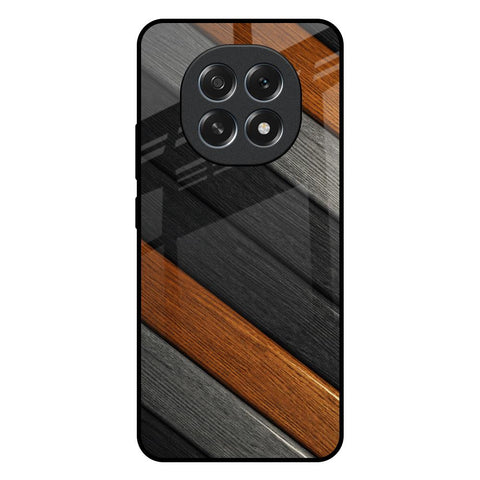 Tri Color Wood Glossy Case for Oppo F29 Pro 5G