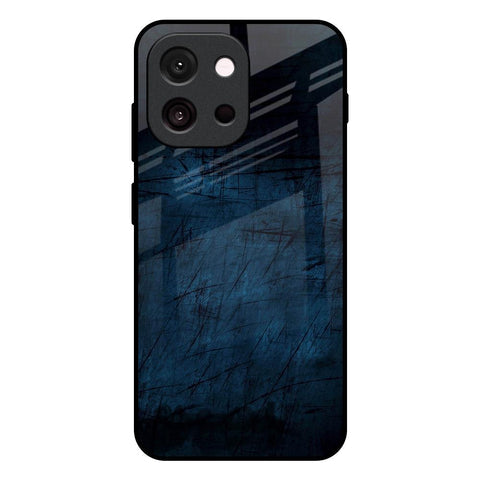 Dark Blue Grunge Glossy Case for OnePlus 13T 5G
