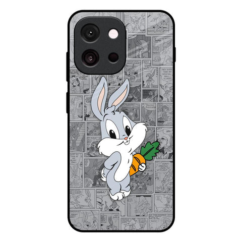 Cute Baby Bunny Glossy Case for OnePlus 13T 5G
