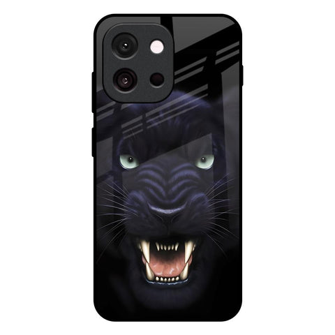 Angry Black Tiger Glossy Case for OnePlus 13T 5G