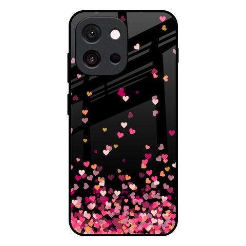 Heart Rain Fall Glossy Case For OnePlus 13T 5G