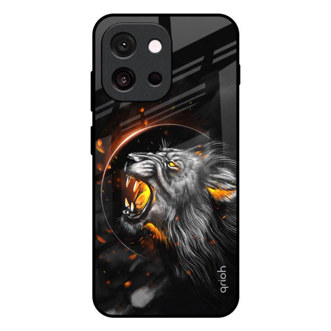 Aggressive Lion Glossy Case for OnePlus 13T 5G