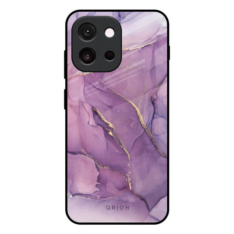Purple Gold Marble Glossy Case for OnePlus 13T 5G