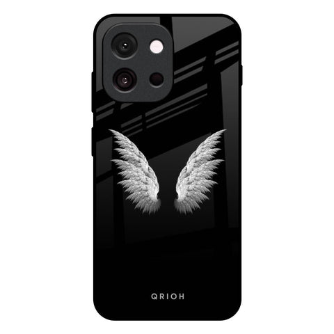 White Angel Wings Glossy Case for OnePlus 13T 5G