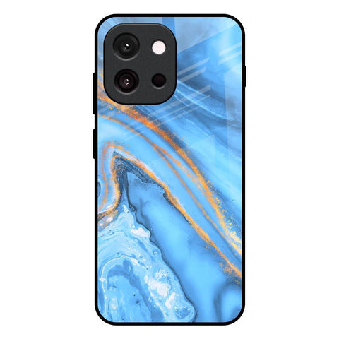 Vibrant Blue Marble Glossy Case for OnePlus 13T 5G