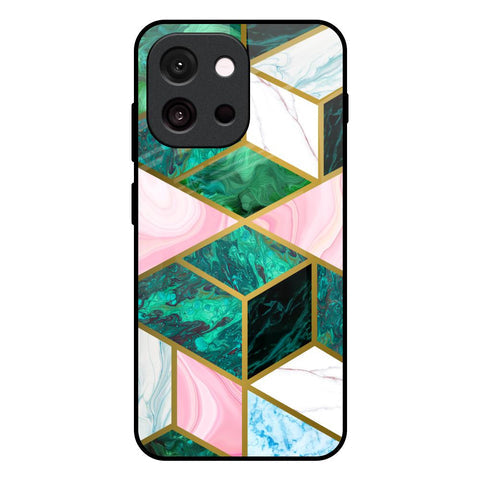 Seamless Green Marble Glossy Case for OnePlus 13T 5G