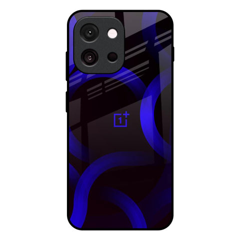Blue Ring Light Glossy Case for OnePlus 13T 5G
