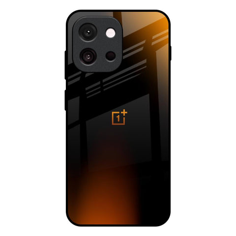 Orange Black Fusion Glossy Case for OnePlus 13T 5G