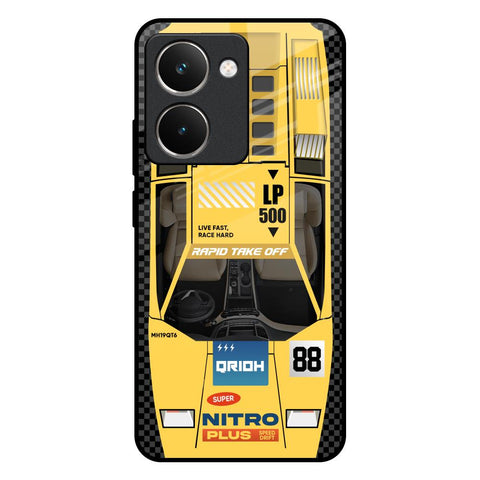 Yellow Racing Car Glossy Case for Realme P3 Ultra 5G