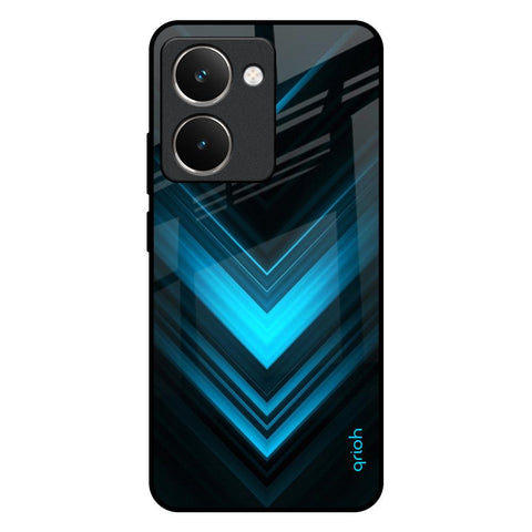 Vertical Blue Arrow Glossy Case For Realme P3 Ultra 5G