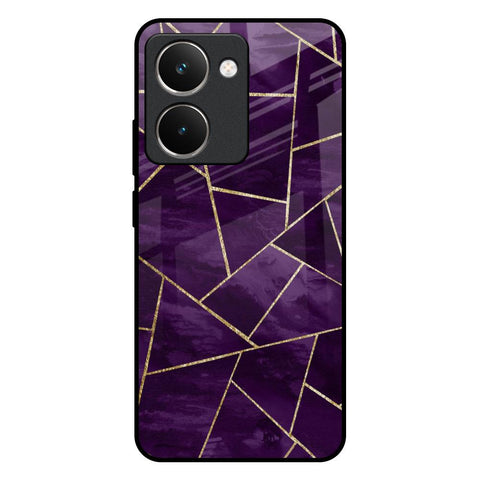 Geometric Purple Glossy Case For Realme P3 Ultra 5G