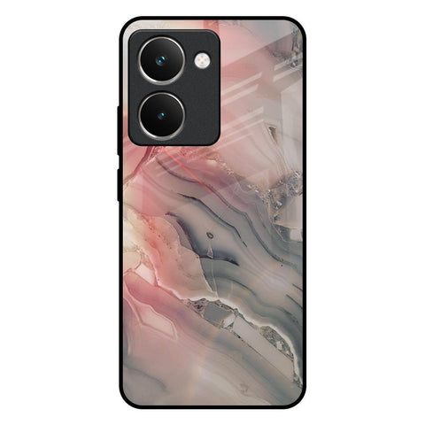 Pink And Grey Marble Glossy Case For Realme P3 Ultra 5G