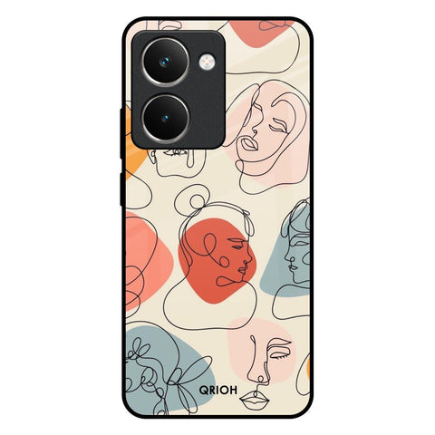 Abstract Faces Glossy Case for Realme P3 Ultra 5G